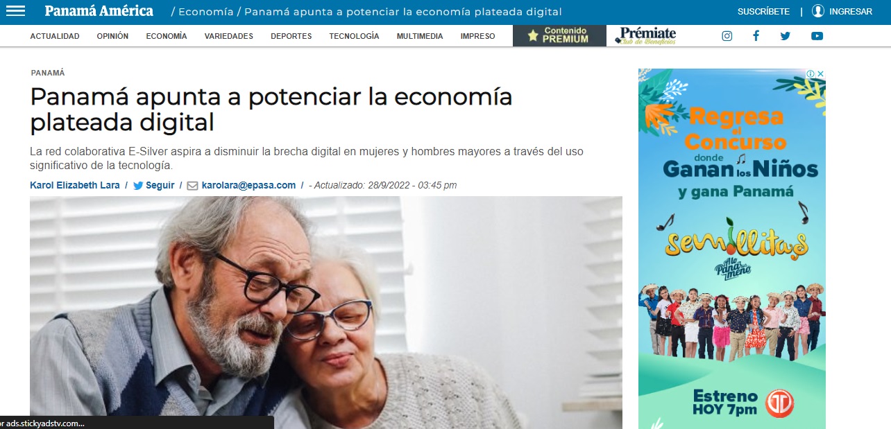 Panamá apunta a potenciar la economía plateada digital
