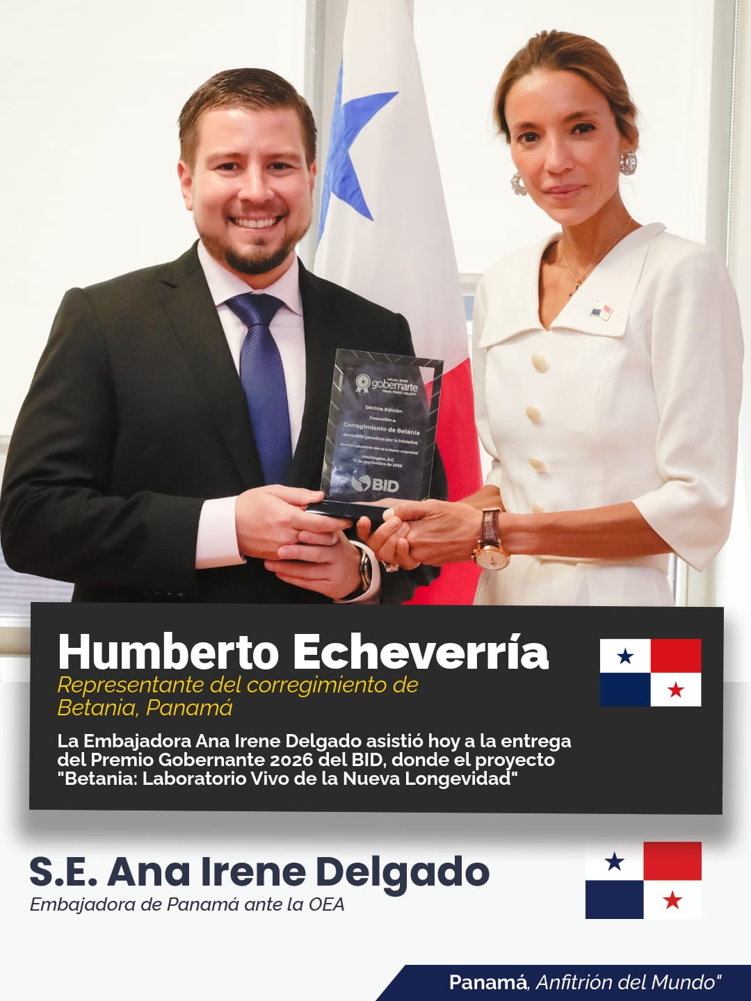 APP Junta Comunal de Betania-Silver Guardian, obtuvo el Premio Gobernarte 2026 del BID